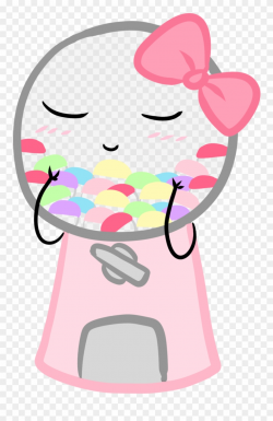 Cutie Gumball Machine Pastel Candy, Pink Candy, Green - Kawaii ...