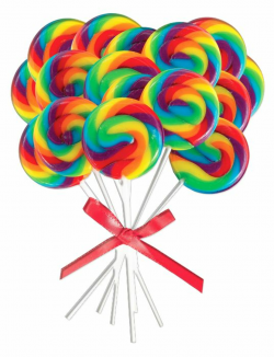 Rainbow lollipop clipart - Candy clip art | DownloadClipart.org