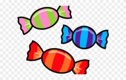 Sweet Clipart Blue - Candy Wrapper Clip Art - Png Download (#3400871 ...