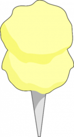 Yellow Cotton Candy Clip Art at Clker.com - vector clip art online ...