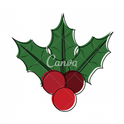 Holly Berries Christmas Related Icon Image - Icons by Canva