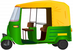 India Auto Rickshaw Clip Art Image | Gallery Yopriceville - High ...