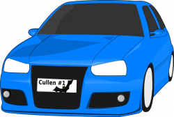 Blue Car Clip Art at Clker.com - vector clip art online, royalty ...