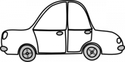 Car Outline Clip Art at Clker.com - vector clip art online, royalty ...