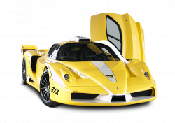 Yellow Ferrari Enzo Edo Car PNG Image - PurePNG | Free transparent ...