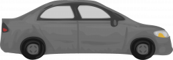 Grey car svg library stock - RR collections