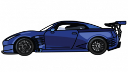 Nissan GTR, Fast and Furious 7, Step-by-Step Drawing Tutorial step ...