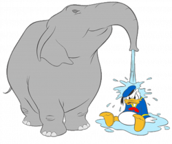 clipdonelephant.gif 412×345 pixels | Walt Disney (DONALD DUCK ...