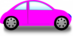 Pink Car Clipart