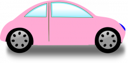 Soft Pink Car Clip Art at Clker.com - vector clip art online ...