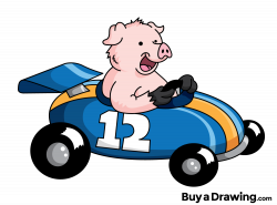 Cartoon police car banner royalty free - RR collections