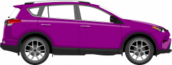 Purple car picture transparent library - RR collections