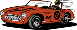 Old car race vector royalty free download - RR collections