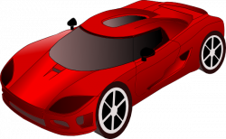 Red Sports Car Clipart