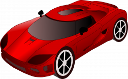 Sports car vector transparent stock - RR collections