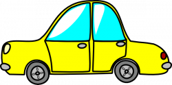 Yellow Toy Car Clipart