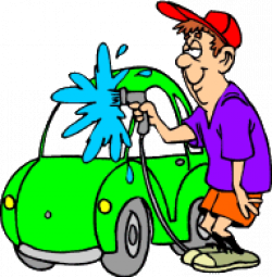 Wash thw car clipart collection