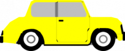 Bright Yellow Car Clip Art at Clker.com - vector clip art online ...