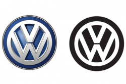 See Volkswagen\'s new logo | AdAge