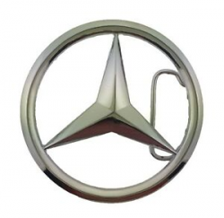 Details about New Mercedes Benz Car Logo Belt Buckle Silver Metal Men  German Vehicle Fashion