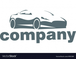 Silhouette car logo
