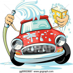 Vector Art - Car wash sign. Clipart Drawing gg69933687 - GoGraph