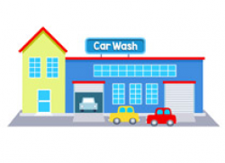 Car in automatic car wash clipart - Clip Art Library