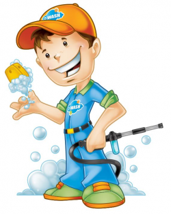 Car Wash Boy Mascot