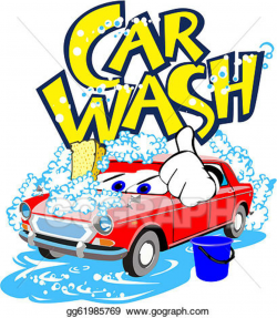 EPS Illustration - Car wash service. Vector Clipart ...