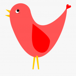 Free Cardinal Clipart - Cute Red Bird Clipart , Transparent ...
