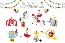 Circus Carnival Clip Art ~ Illustrations ~ Creative Market