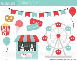 carnival ferris wheel clip art | Carnival Fun Clip Art Set ...