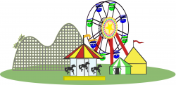 Carnival clipart roller coaster, Carnival roller coaster ...