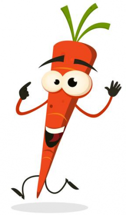 Cartoon Happy Carrot Character Running - Download Free ...