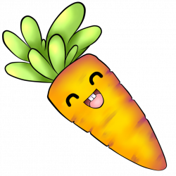 Kawaii Carrot by ChloeIsABunny on Clipart library - Clip Art ...