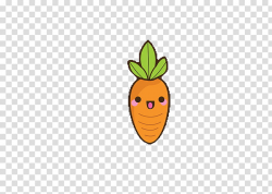 Kawaii, carrot illustration transparent background PNG ...