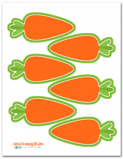 Carrot Tag Easter Printouts: Free | Easter printables, Gift ...