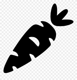 Clip Download Carrot Clipart Silhouette - Black Silhouette ...