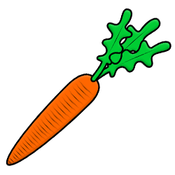 Learn how to draw a cartoon carrot, one that\'s based on just ...