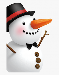 Snowmen Clipart Carrot Nose - Snowman With Carrot Nose ...