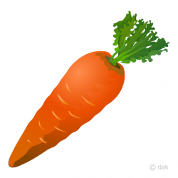 Free Carrot Clipart Image｜Illustoon