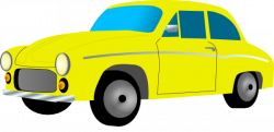 Yellow Sports Car Clipart
