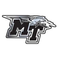 MTSU Car Magnet Chrome MT Logo 3