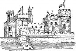 Castle clipart black and white - ClipartFest | Castle ...
