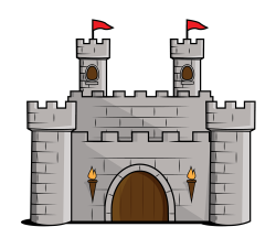 Land Defender | Castle clipart, Castle cartoon, Castle ...