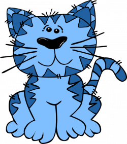 Free Blue Cat Cliparts, Download Free Clip Art, Free Clip Art on ...