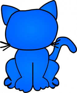 Cat Outline Clip Art at Clker.com - vector clip art online, royalty ...