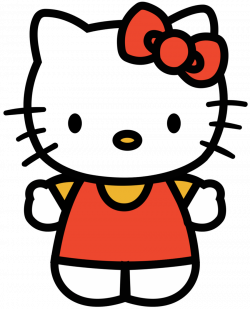 Hello kitty clipart body cat hello kitty red bow red dress | Par-ty ...