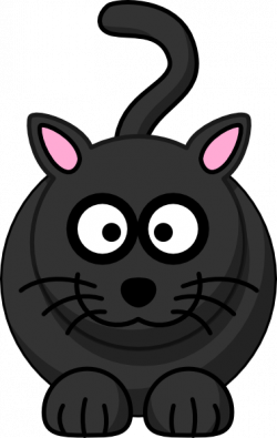 Black Cat Clip Art at Clker.com - vector clip art online, royalty ...