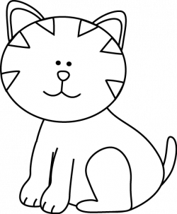 B&W Cat Free / Downloadable | Pets | Clip art, White kittens, Cats